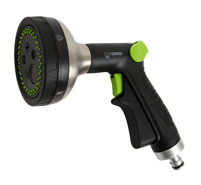 Brusepistol m/fem funktioner - Garden